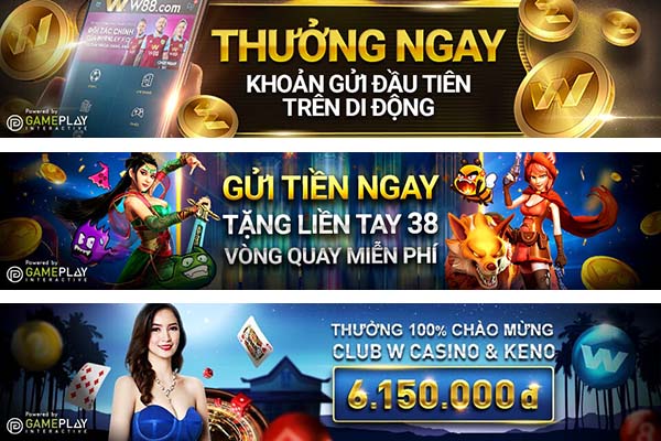 TOP 10 + chương trình khuyến mãi thành viên mới tại W88 NEW