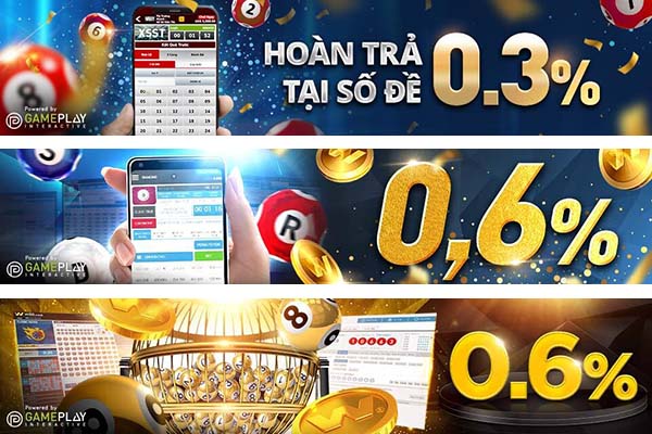 Hoàn trả ngày 0.3% tại khuyến mãi xổ số W88