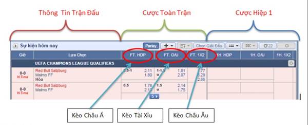 Cách bắt kèo tài xỉu bóng đá hướng dẫn từ cơ bản đến nâng cao