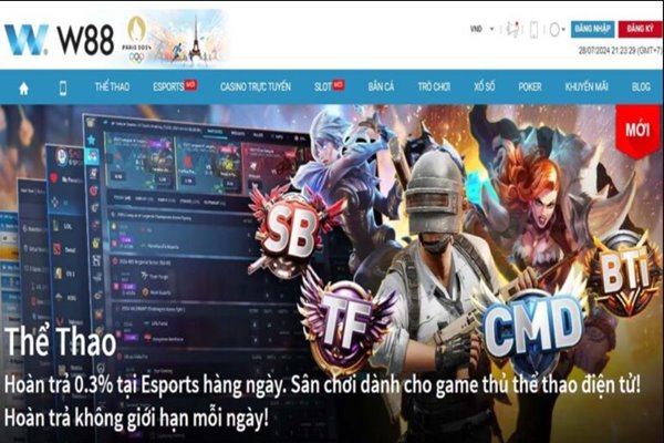 Những trò chơi W88 game thể thao thịnh hành